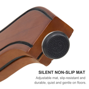 English Elm Counter Cow Top Leather Wooden Bar Stool with Back, 360° Swivel, Adjustable Height, Blue Finish W2195P331499