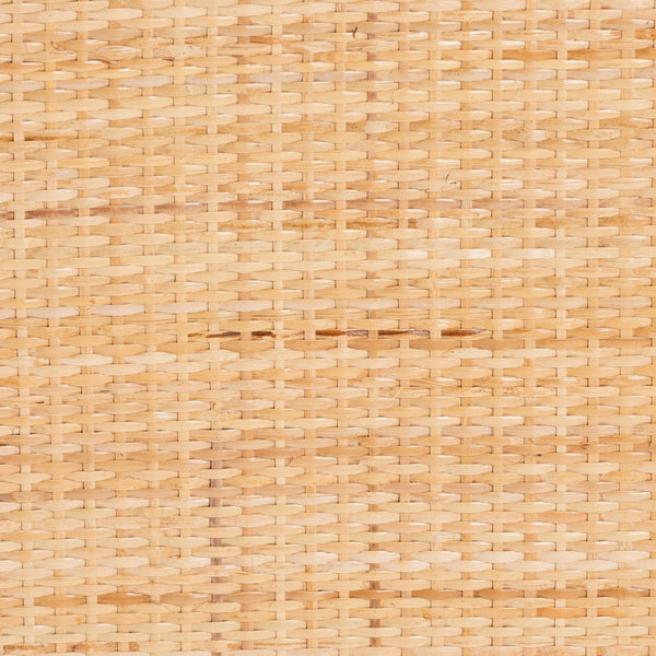 English Elm Bohemian Woven Rattan Two Drawer Nightstand with Handcrafted Texture for Boho Bedrooms B2750P467732