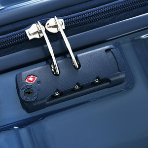 English Elm Luggage 3 Piece Hard Shell Set with Usb Port Spinner Wheels and Abs Pc Travel Protection N726P264892N