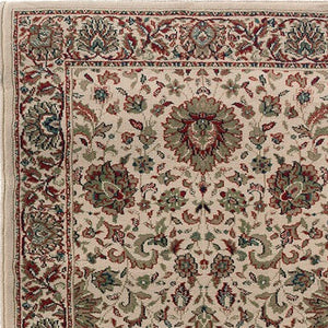 Homeroots 6' Brown Oriental Round Rug - Durable, Stain Resistant, Geometric Design For Warmth And Style 8' Runner Polypropylene 576010