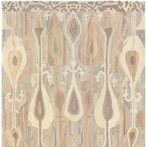 Homeroots 4' Gray Wool Abstract Hand Tufted Area Rug - Elevate Your Space With Stylish Neutral Elegance 5' X 8' Wool 576027