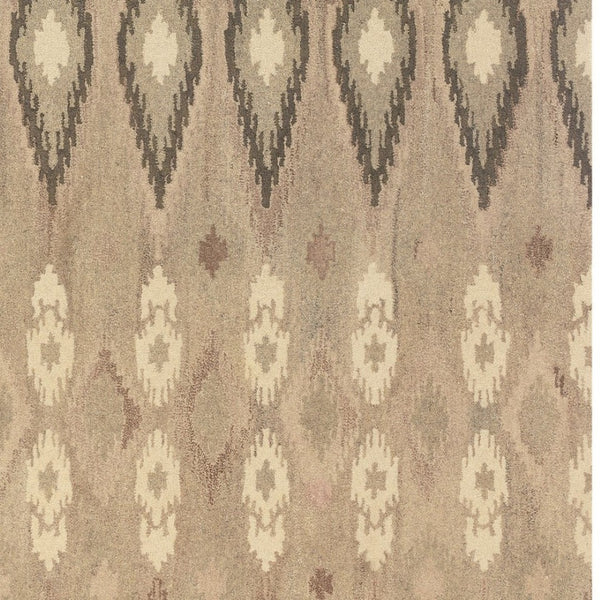 Homeroots 4' Beige Wool Abstract Hand-tufted Area Rug - Stylish, Artistic Design Perfect For Any Home Decor 5' X 8' Wool 576028
