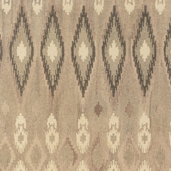 Homeroots 4' Beige Wool Abstract Hand-tufted Area Rug - Stylish, Artistic Design Perfect For Any Home Decor 5' X 8' Wool 576028