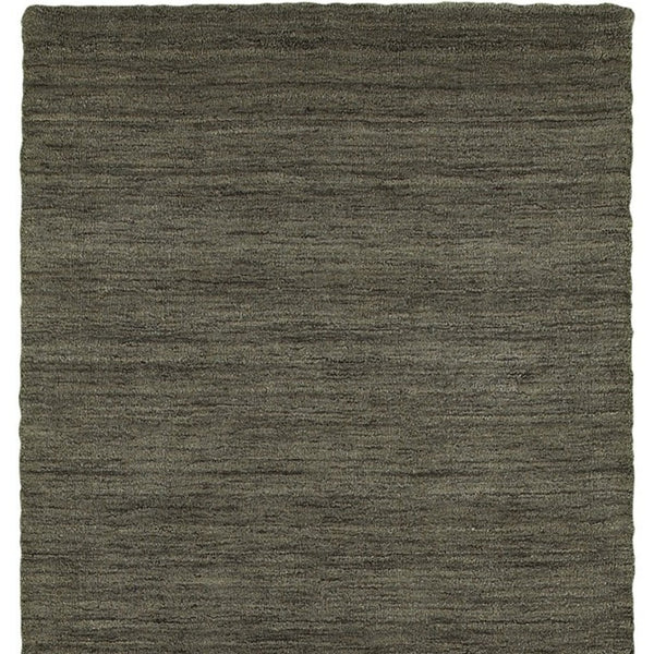Homeroots 5' Navy Blue Wool Hand Tufted Area Rug - Elevate Your Space With Style, Comfort, And Versatility! 8' Runner Wool 576031