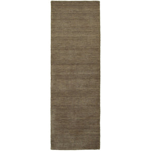 HomeRoots 5' Navy Blue Wool Hand-Tufted Area Rug - Luxurious Softness and Timeless Elegance for Any Room 8' Runner 576034
