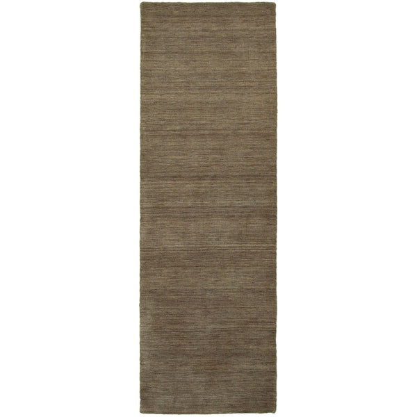 HomeRoots 5' Navy Blue Wool Hand-Tufted Area Rug - Luxurious Softness and Timeless Elegance for Any Room 8' Runner 576034