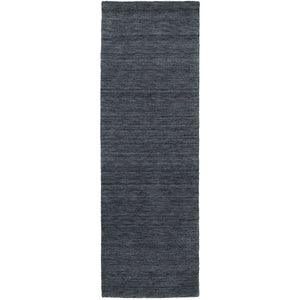Homeroots 5' Navy Blue Wool Hand Tufted Area Rug - Elevate Your Space With Style, Comfort, And Versatility! 8' Runner Wool 576035