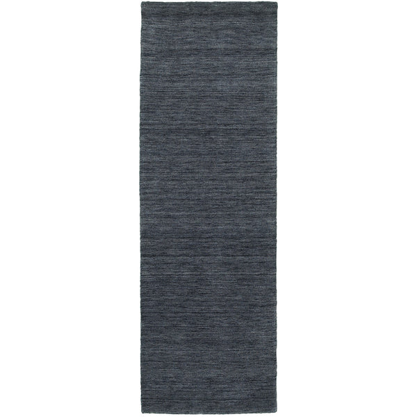 Homeroots 5' Navy Blue Wool Hand Tufted Area Rug - Elevate Your Space With Style, Comfort, And Versatility! 8' Runner Wool 576035