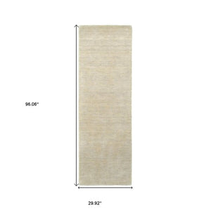 Homeroots 5' Navy Blue Wool Hand Tufted Area Rug - Elevate Your Space With Style, Comfort, And Versatility! 8' Runner Wool 576036