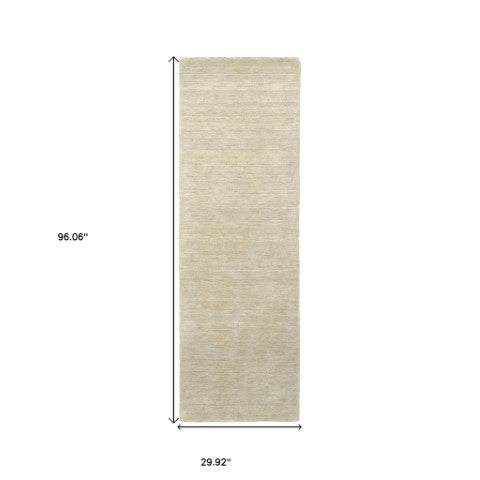 Homeroots 5' Navy Blue Wool Hand Tufted Area Rug - Elevate Your Space With Style, Comfort, And Versatility! 8' Runner Wool 576036