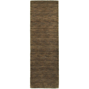 HomeRoots 5' Navy Blue Wool Hand-Tufted Area Rug - Luxurious Softness and Timeless Elegance for Any Room 8' Runner 576038