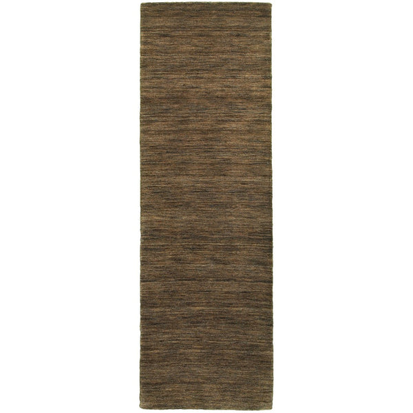 HomeRoots 5' Navy Blue Wool Hand-Tufted Area Rug - Luxurious Softness and Timeless Elegance for Any Room 8' Runner 576038