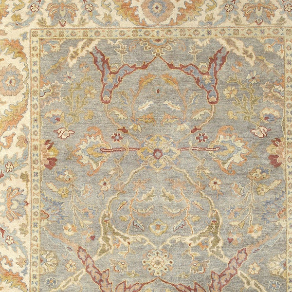 Homeroots 2' Elegant Gray Wool Oriental Hand Knotted Area Rug For Timeless Style And Cozy Ambiance 8' X 10' Wool 576043