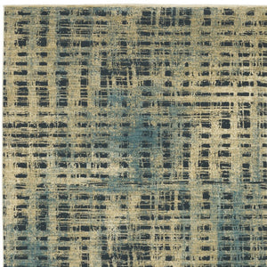 Homeroots 3' Beige Geometric Area Rug - Stylish, Stain Resistant, Perfect For Kids & Pets, Ideal For Any Room 8' X 11' Polypropylene,Polyester 576097