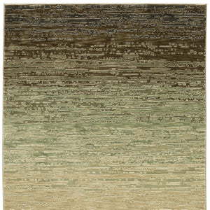 Homeroots 3'' Brown Abstract Area Rug - Stylish, Stain-resistant Comfort For Homes With Kids And Pets 8' X 11' Polypropylene,Polyester 576099