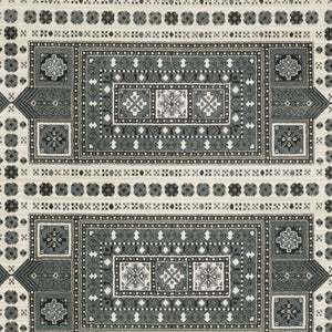 Homeroots 3' Gray Medallion Area Rug - Stylish, Stain-resistant, Perfect For Kids And Pets, Elevate Your Space! 8' X 11' Polypropylene,Polyester 576130