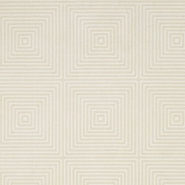 Homeroots 3' Stylish Ivory Geometric Power Loom Area Rug - Perfect For Homes With Kids And Pets, Stain Resistant 8' X 11' Polypropylene,Polyester 576133