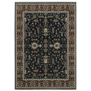 HomeRoots 10' Red Oriental Area Rug - Classic Elegance with Durable, Stain-Resistant Design for Homes 7' X 10' 576148
