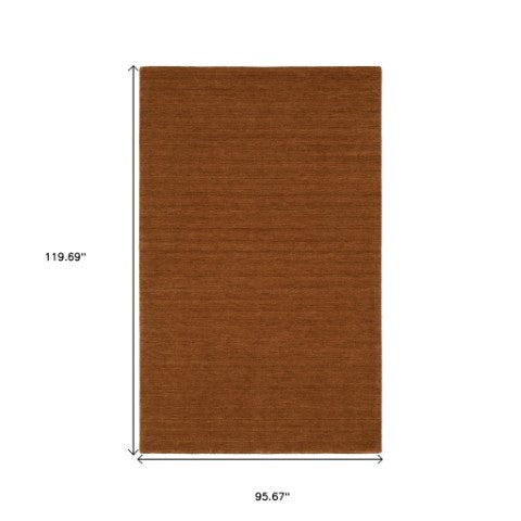 Homeroots 5' Teal Wool Hand Tufted Area Rug - Elevate Your Space With Style, Warmth, And Versatility Today! 8' X 10' Wool 576154