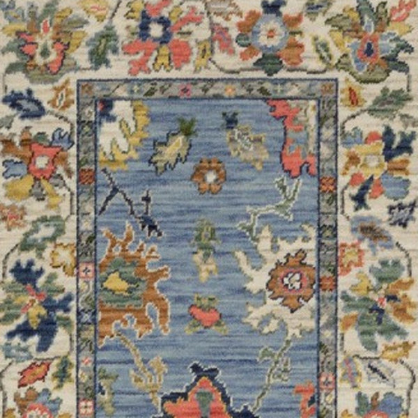 Homeroots 2' Cozy Gray Oriental Area Rug With Fringe - Elevate Your Space With Timeless Style And Warmth 12' Runner Wool Blend 576165