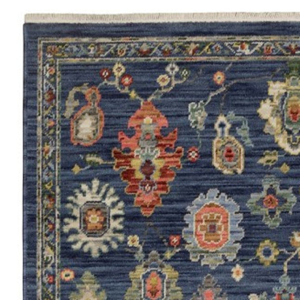 Homeroots 2' Yellow Oriental Area Rug With Fringe - Timeless Design For Cozy Home Decor And Warmth 12' Runner Wool Blend 576168