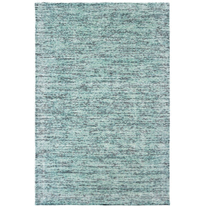 Homeroots 5' Hand Tufted Area Rug In Blue And Teal - Enhance Your Space With Comfort And Style Today! 8' X 10' Wool Blend 576185