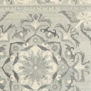 Homeroots 4' Elegant Wool Floral Hand-tufted Area Rug - Enrich Your Space With Artistic Charm And Style 8' X 10' Wool 576208