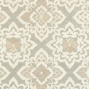 Homeroots 4' Stylish Gray Wool Geometric Hand-tufted Area Rug For Cozy Home Décor And Warmth 8' X 10' Wool 576211