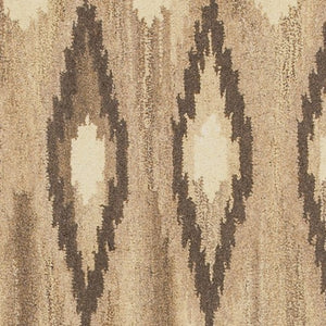 Homeroots 4' Beige Wool Abstract Hand-tufted Area Rug - Stylish, Artistic Design Perfect For Any Home Decor 8' Runner Wool 576215