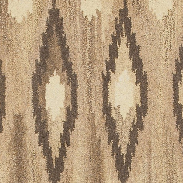 Homeroots 4' Beige Wool Abstract Hand-tufted Area Rug - Stylish, Artistic Design Perfect For Any Home Decor 8' Runner Wool 576215