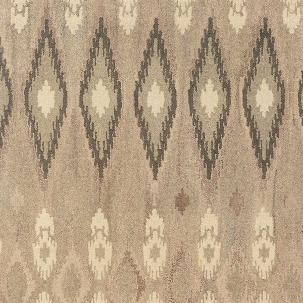 Homeroots 4' Beige Wool Abstract Hand-tufted Area Rug - Stylish, Artistic Design Perfect For Any Home Decor 8' X 10' Wool 576216