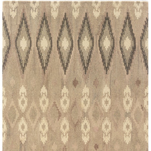 Homeroots 4' Beige Wool Abstract Hand-tufted Area Rug - Stylish, Artistic Design Perfect For Any Home Decor 8' X 10' Wool 576216