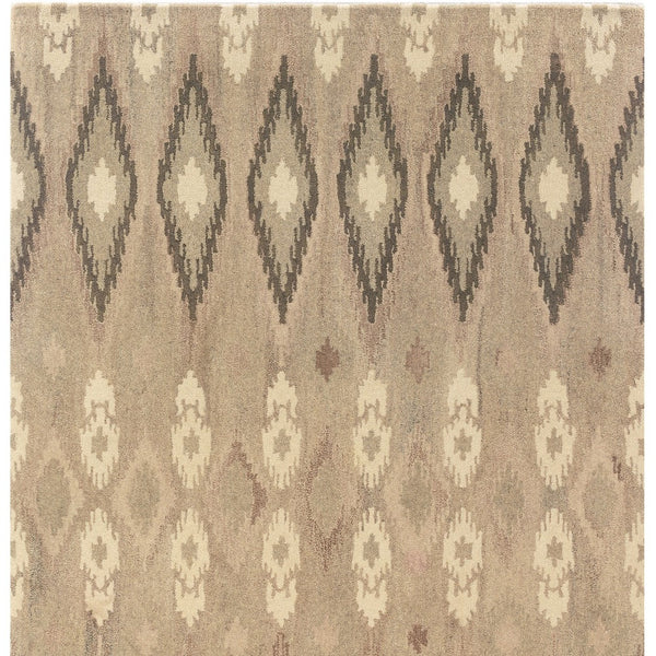 Homeroots 4' Beige Wool Abstract Hand-tufted Area Rug - Stylish, Artistic Design Perfect For Any Home Decor 8' X 10' Wool 576216