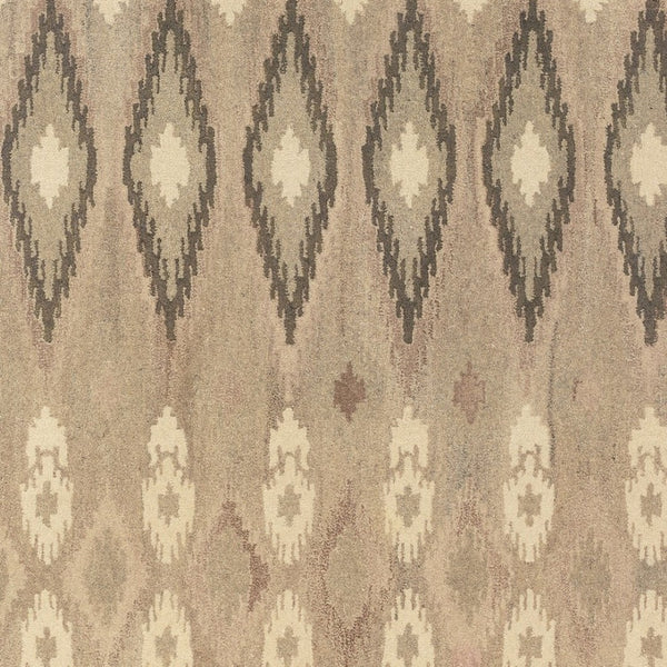 Homeroots 4' Beige Wool Abstract Hand-tufted Area Rug - Stylish, Artistic Design Perfect For Any Home Decor 8' X 10' Wool 576216