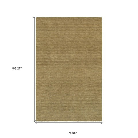 Homeroots 5' Navy Blue Wool Hand Tufted Area Rug - Elevate Your Space With Style, Comfort, And Versatility! 6' X 9' Wool 576228