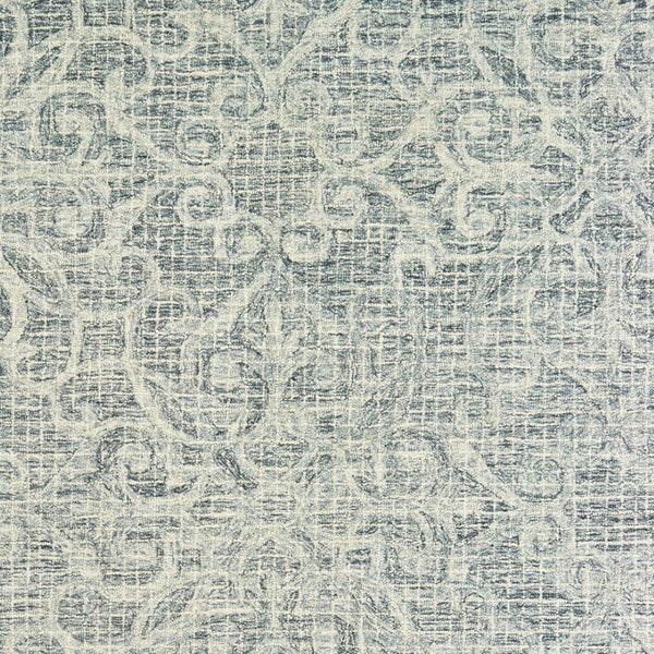 HomeRoots 5' Modern Gray and Ivory Wool Geometric Hand-Tufted Area Rug for Stylish Home Decor and Comfort 8' X 10' 576236