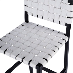 Butler Specialty Bromley Iron And Leather Counter Stool - Rustic Charm And Versatile Style For Any Space White Iron,Leather 5762411-butler