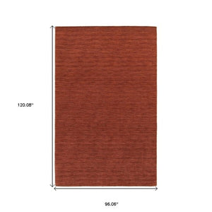 Homeroots 5' Navy Blue Wool Hand Tufted Area Rug - Elevate Your Space With Style, Comfort, And Versatility! 8' X 10' Wool 576279