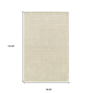 Homeroots 5' Navy Blue Wool Hand Tufted Area Rug - Elevate Your Space With Style, Comfort, And Versatility! 8' X 10' Wool 576283