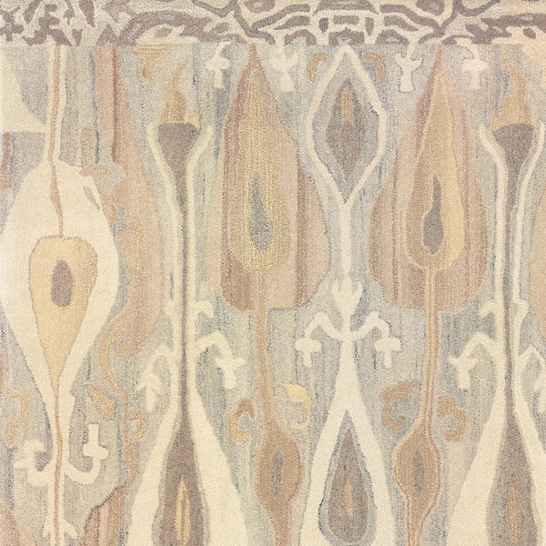 Homeroots 4' Gray Wool Abstract Hand Tufted Area Rug - Elevate Your Space With Stylish Neutral Elegance 10' X 13' Wool 576287