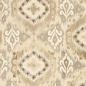 Homeroots 4' Abstract Beige And Ivory Hand-tufted Wool Area Rug - Stylish Design For Cozy Home Décor 10' X 13' Wool 576289