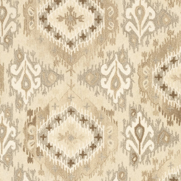 Homeroots 4' Abstract Beige And Ivory Hand-tufted Wool Area Rug - Stylish Design For Cozy Home Décor 10' X 13' Wool 576289