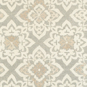 Homeroots 4' Stylish Gray Wool Geometric Hand-tufted Area Rug For Cozy Home Décor And Warmth 10' X 13' Wool 576301