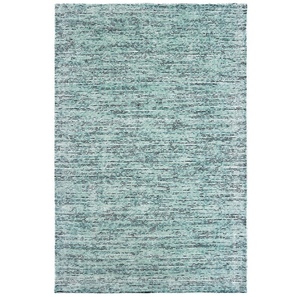 HomeRoots 5' Hand-Tufted Area Rug in Rich Blue and Teal Hues: Plush Comfort and Modern Style for Any Room 10' X 13' 576303