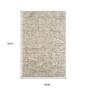 Homeroots 5' Hand Tufted Area Rug In Blue And Teal - Enhance Your Space With Comfort And Style Today! 10' X 13' Wool Blend 576310