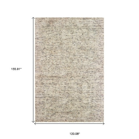 Homeroots 5' Hand Tufted Area Rug In Blue And Teal - Enhance Your Space With Comfort And Style Today! 10' X 13' Wool Blend 576310