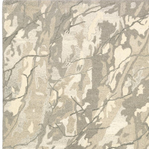 Homeroots 4' Beige Abstract Hand-tufted Wool Area Rug - Elevate Your Living Space With Style And Warmth 10' X 13' Wool 576319