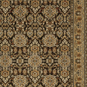 Homeroots 2' Brown Oriental Area Rug - Elegant Design, Stain Resistant, Perfect For Homes With Kids And Pets 10' X 13' Polypropylene 576329