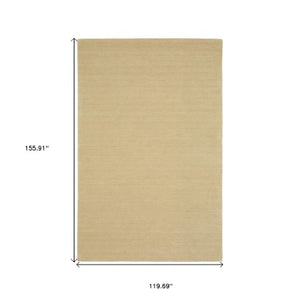 Homeroots 5' Teal Wool Hand Tufted Area Rug - Elevate Your Space With Style, Warmth, And Versatility Today! 10' X 13' Wool 576340