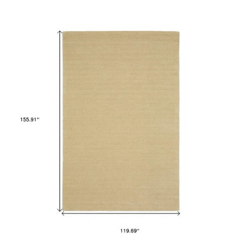 Homeroots 5' Teal Wool Hand Tufted Area Rug - Elevate Your Space With Style, Warmth, And Versatility Today! 10' X 13' Wool 576340